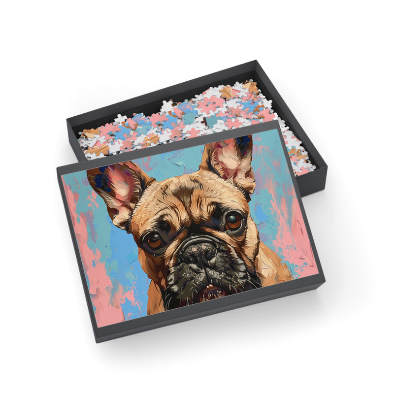 French Bulldog Fine Art Jigsaw Puzzle - 96, 252, 500, 1000 Pieces