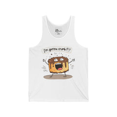 Naughty Nibbles Funny Adult Humor Coffee Crumb Cake Unisex Soft-Style Tank Top