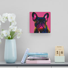 French Bulldog Acrylic Wall Clock - Fine Art Inspired Design