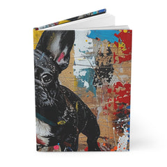 French Bulldog Hardcover Journal - Fine Art Inspired Matte Finish