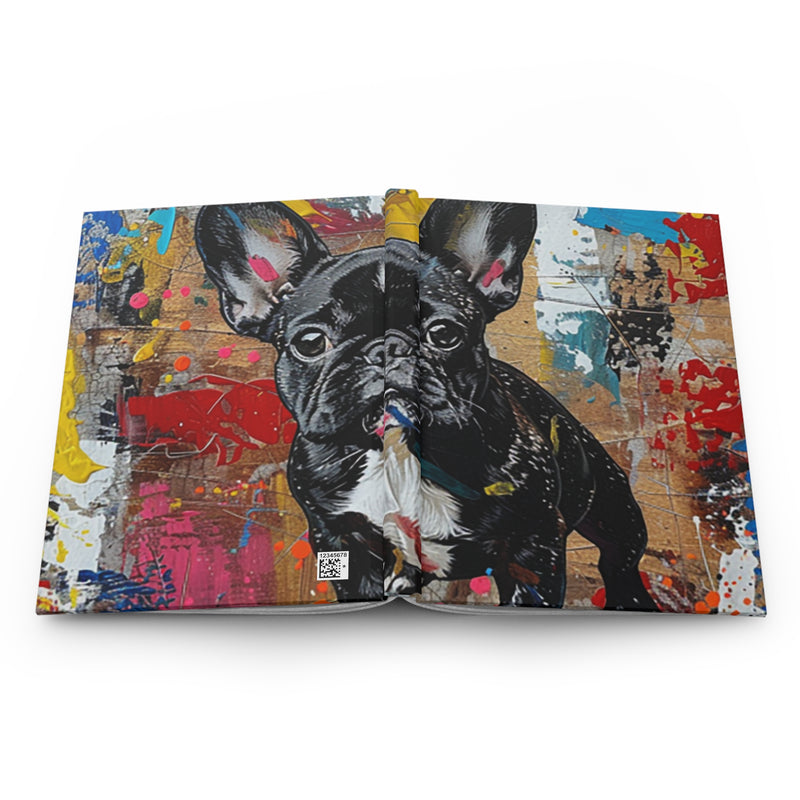 French Bulldog Hardcover Journal - Fine Art Inspired Matte Finish