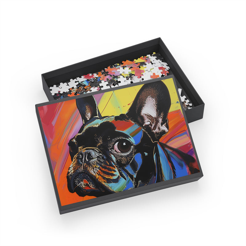 French Bulldog Fine Art Jigsaw Puzzle - 96, 252, 500, 1000 Pieces