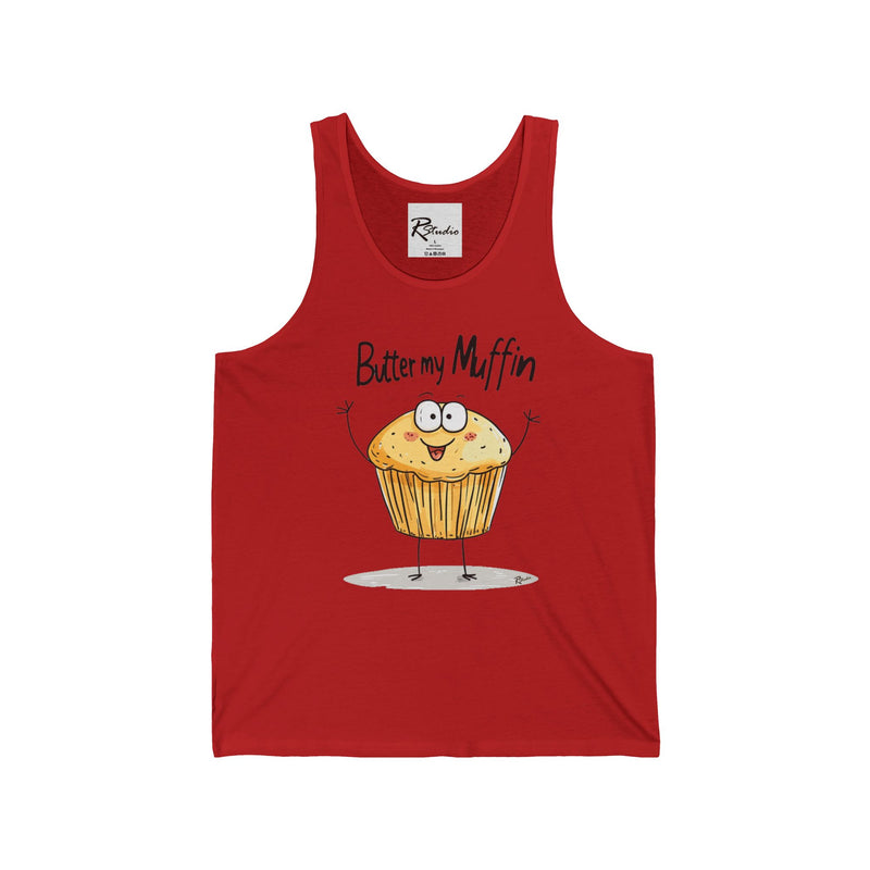 Naughty Nibbles Funny Adult Humor Muffin Unisex Soft-Style Tank Top