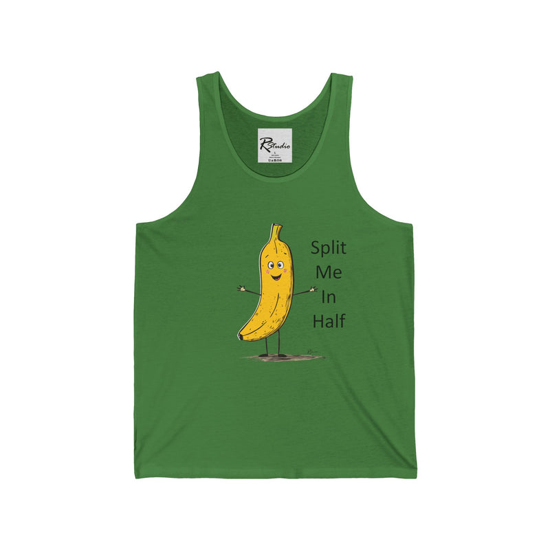 Naughty Nibbles Funny Adult Humor Banana  Unisex Soft-Style Tank Top