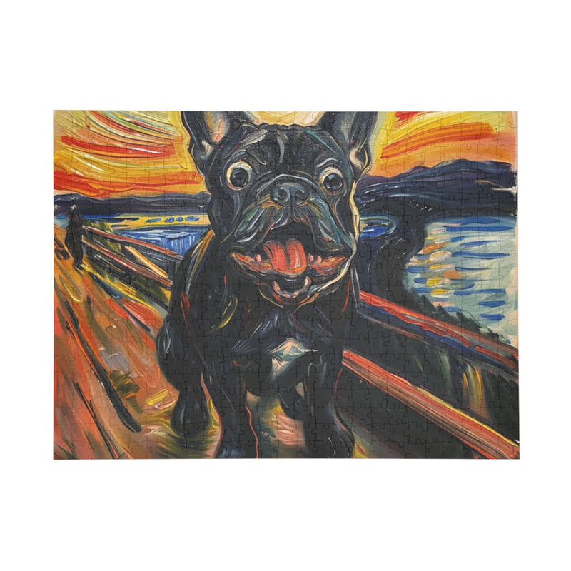 French Bulldog Fine Art Jigsaw Puzzle - 96, 252, 500, 1000 Pieces