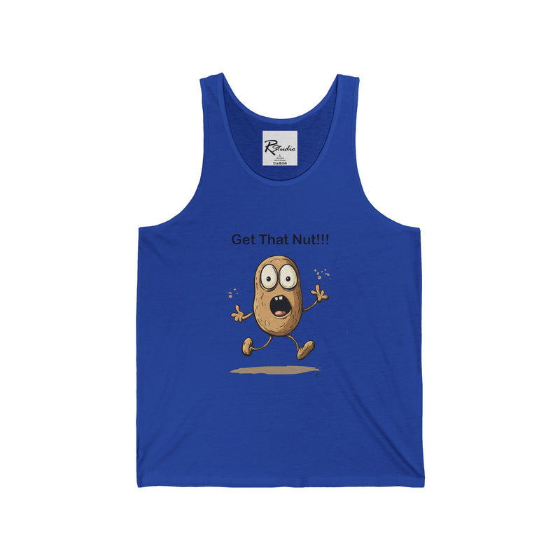 Naughty Nibbles Funny Adult Humor Peanut Unisex Soft-Style Tank Top