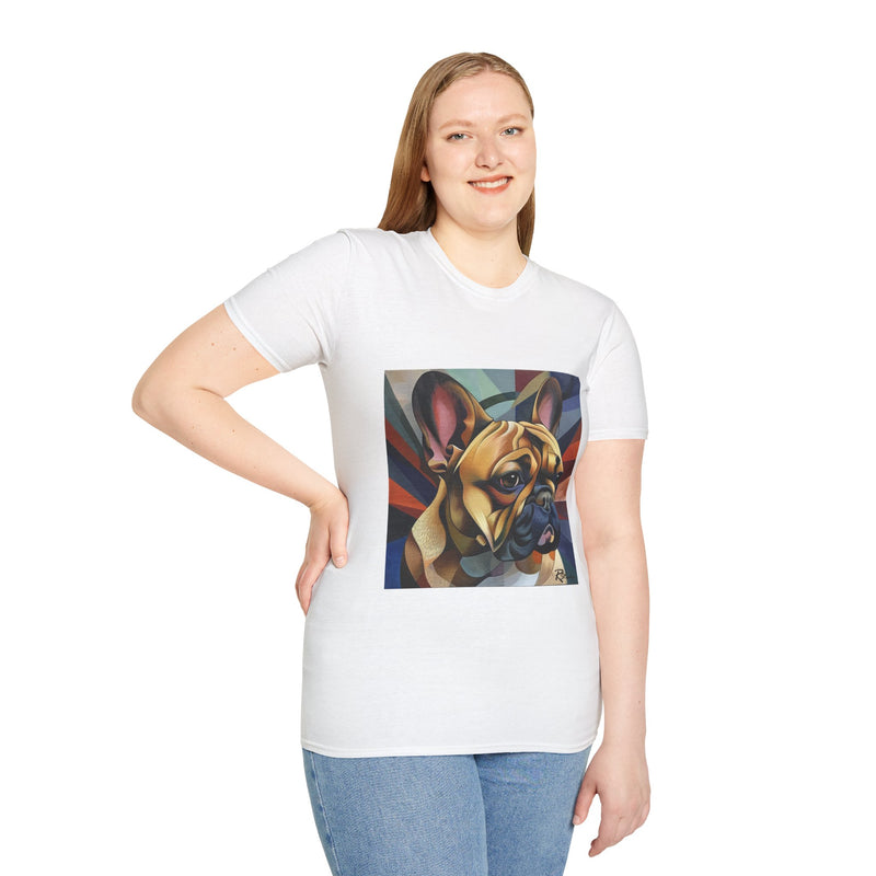 French Bulldog Fine Art Unisex Softstyle T-Shirt