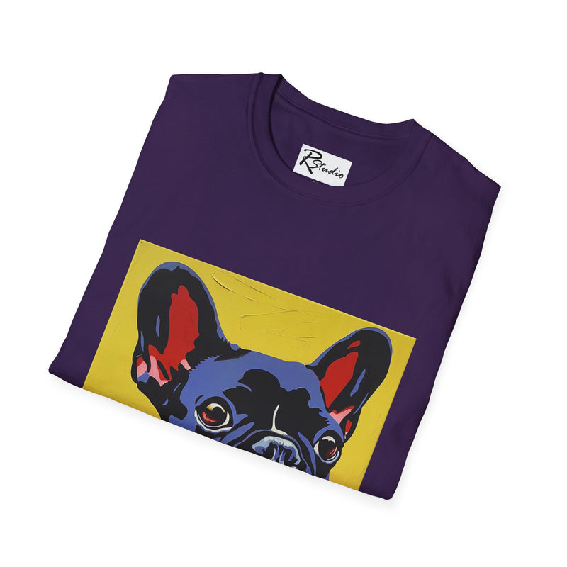 French Bulldog Fine Art Unisex Softstyle T-Shirt