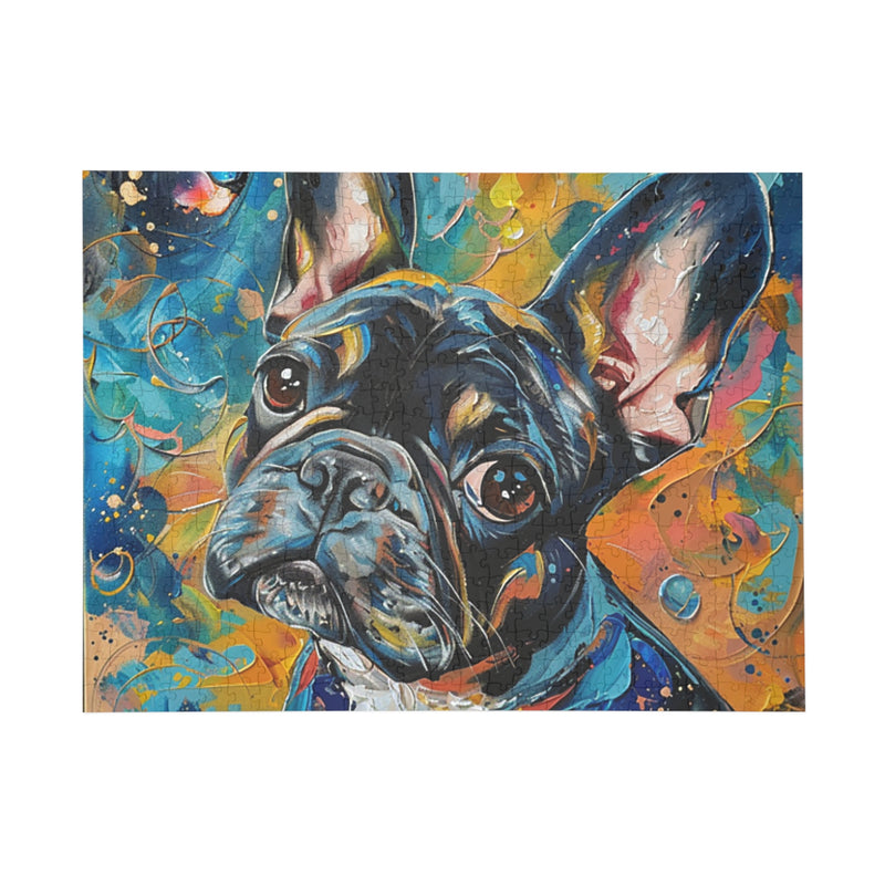 French Bulldog Fine Art Jigsaw Puzzle - 96, 252, 500, 1000 Pieces