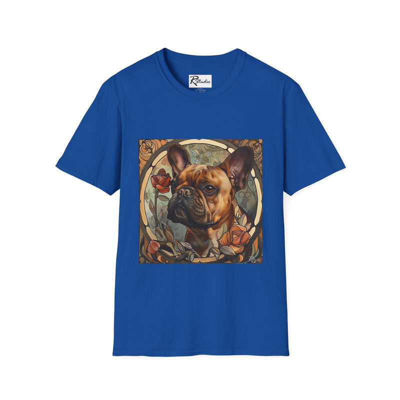 French Bulldog Fine Art Unisex Softstyle T-Shirt