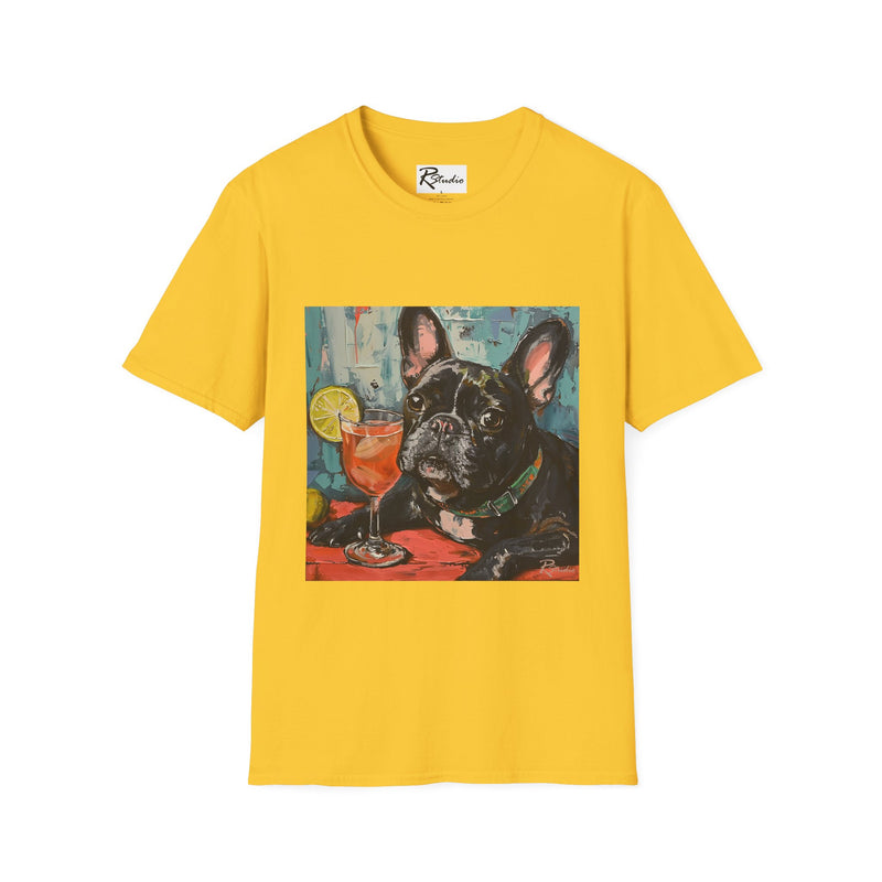 French Bulldog Fine Art Unisex Softstyle T-Shirt