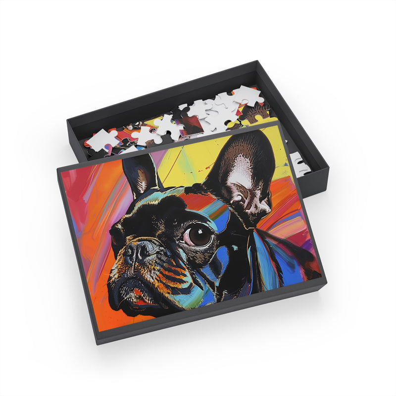 French Bulldog Fine Art Jigsaw Puzzle - 96, 252, 500, 1000 Pieces