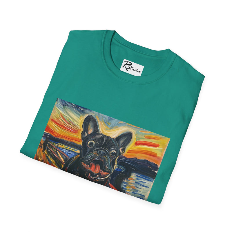 French Bulldog Fine Art Unisex Softstyle T-Shirt