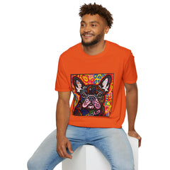 French Bulldog Fine Art Unisex Softstyle T-Shirt