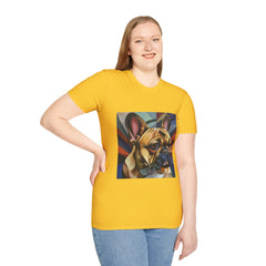 French Bulldog Fine Art Unisex Softstyle T-Shirt