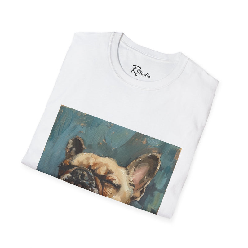 French Bulldog Fine Art Unisex Softstyle T-Shirt