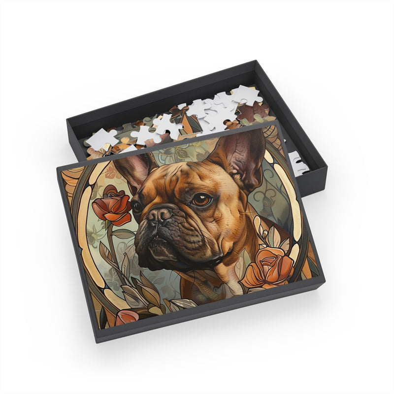 French Bulldog Fine Art Jigsaw Puzzle - 96, 252, 500, 1000 Pieces