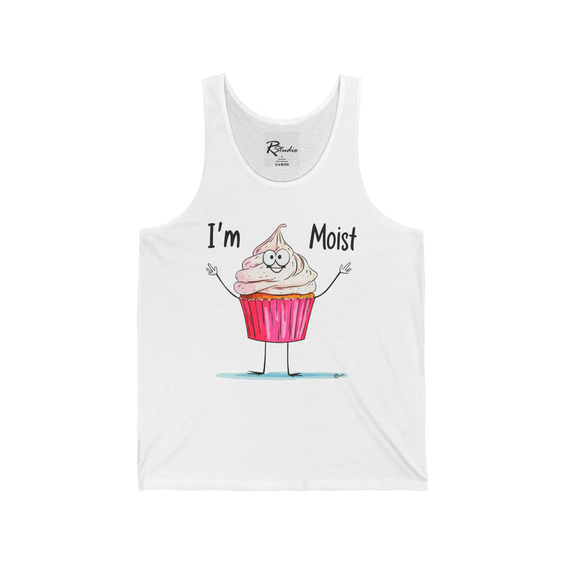 Naughty Nibbles Funny Adult Humor Frosted Cupcake Unisex Soft-Style Tank Top