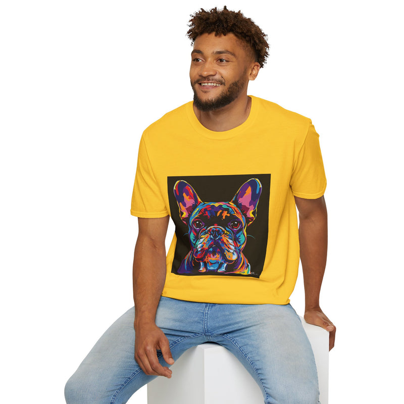 French Bulldog Fine Art Unisex Softstyle T-Shirt