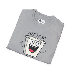 Naughty Nibbles Funny Adult Humor Chinese Take Out Box Unisex Soft-Style T-Shirt