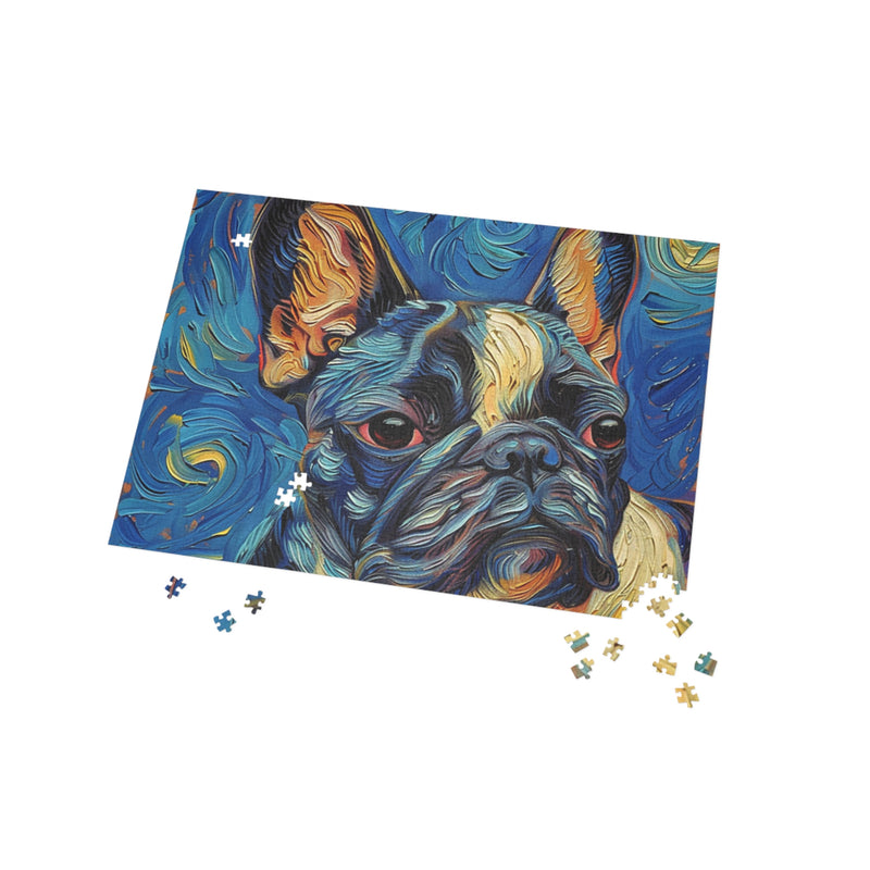 French Bulldog Fine Art Jigsaw Puzzle - 96, 252, 500, 1000 Pieces