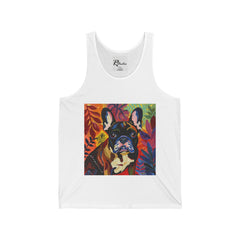 French Bulldog Fine Art Unisex Jersey Tank Top - Stylish & Comfortable