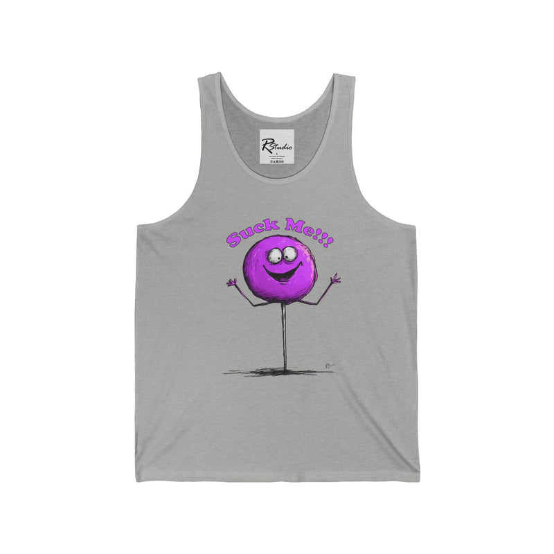 Naughty Nibbles Funny Adult Humor Lollypop Unisex Soft-Style Tank Top