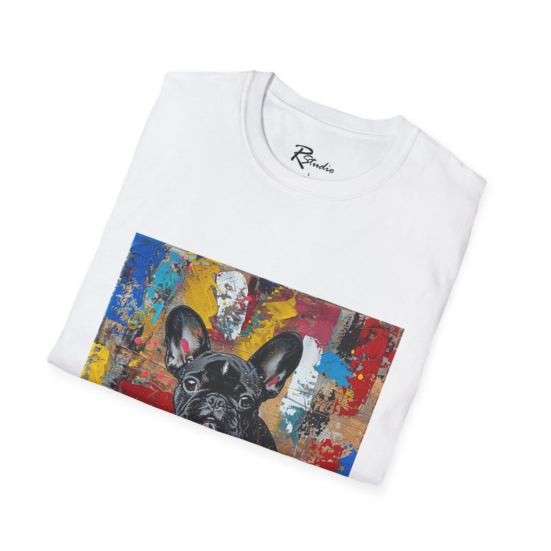 French Bulldog Fine Art Unisex Softstyle T-Shirt