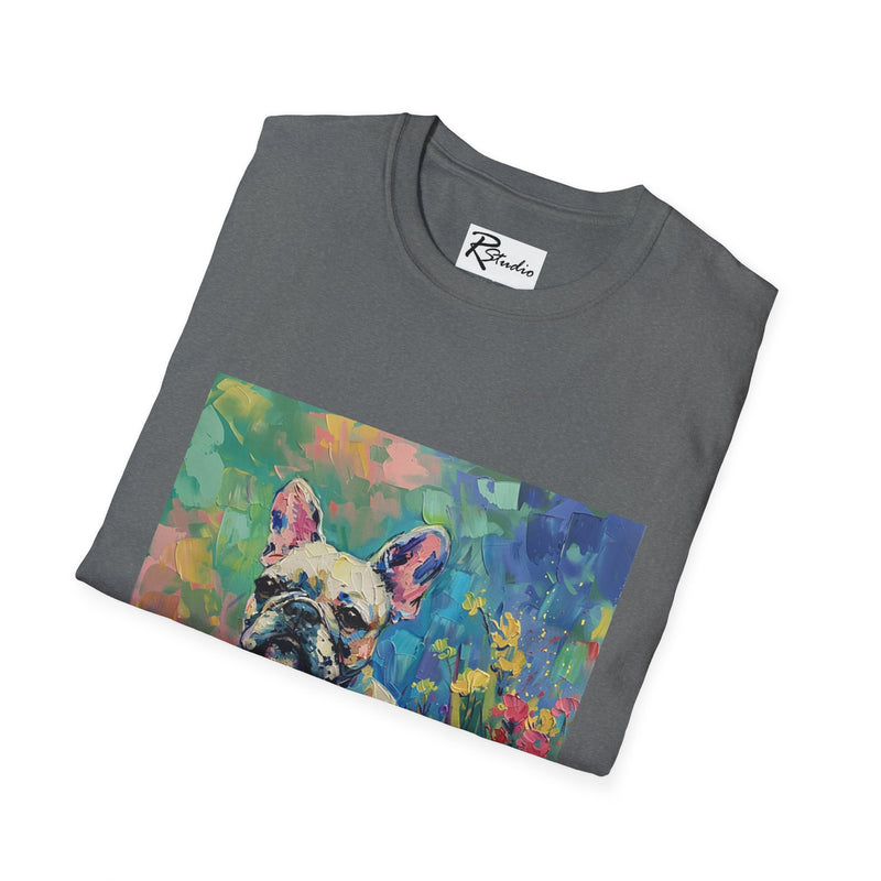 French Bulldog Fine Art Unisex Softstyle T-Shirt