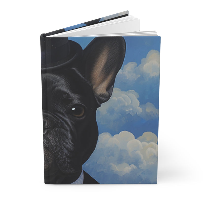 French Bulldog Hardcover Journal - Fine Art Inspired Matte Finish