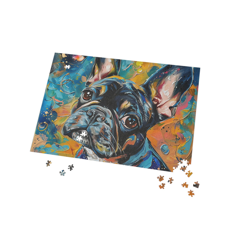 French Bulldog Fine Art Jigsaw Puzzle - 96, 252, 500, 1000 Pieces