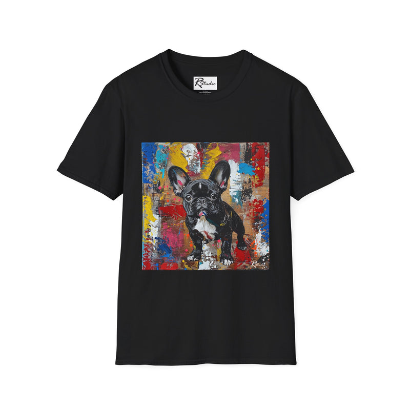 French Bulldog Fine Art Unisex Softstyle T-Shirt