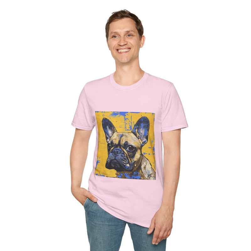 French Bulldog Fine Art Unisex Softstyle T-Shirt