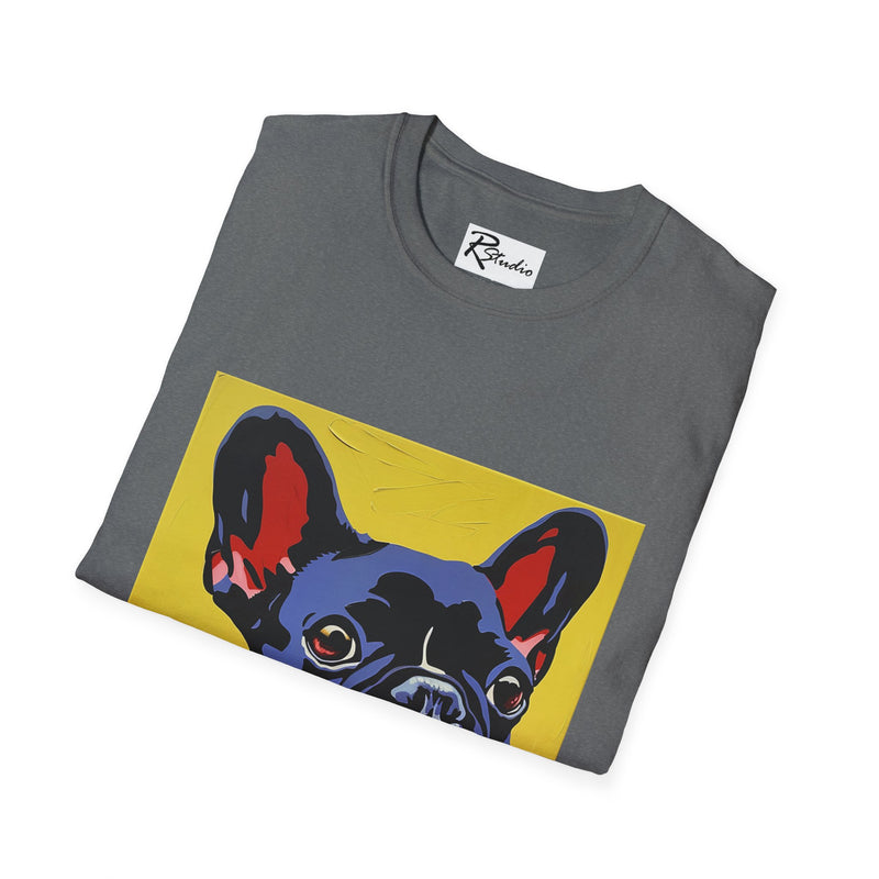 French Bulldog Fine Art Unisex Softstyle T-Shirt