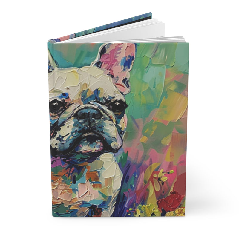 French Bulldog Hardcover Journal - Fine Art Inspired Matte Finish