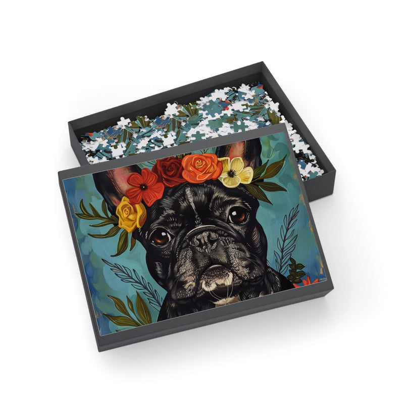 French Bulldog Fine Art Jigsaw Puzzle - 96, 252, 500, 1000 Pieces