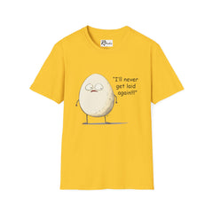 Naughty Nibbles Funny Adult Humor Cartoon Egg Unisex Soft-Style T-Shirt