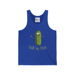 Naughty Nibbles Funny Adult Humor Pickle Unisex Soft-Style Tank Top