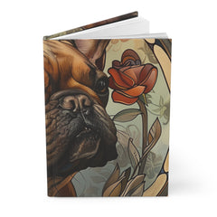 French Bulldog Hardcover Journal - Fine Art Inspired Matte Finish