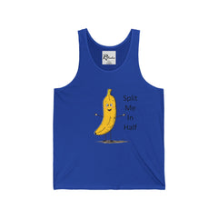 Naughty Nibbles Funny Adult Humor Banana  Unisex Soft-Style Tank Top