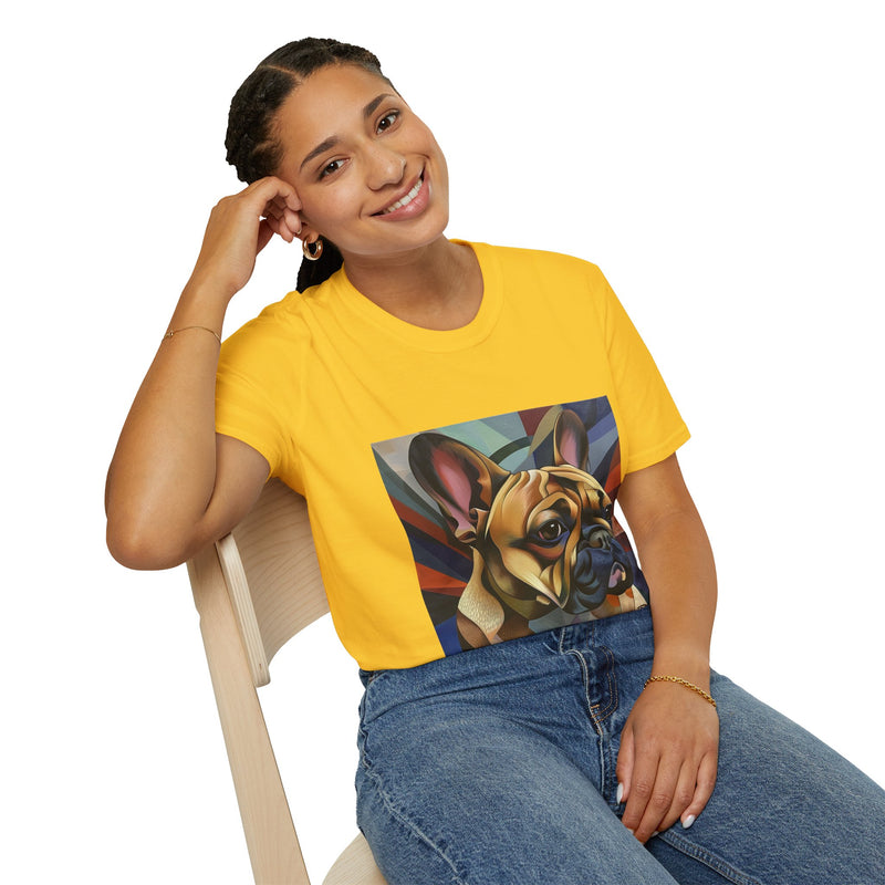 French Bulldog Fine Art Unisex Softstyle T-Shirt