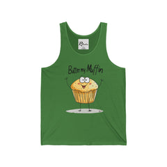 Naughty Nibbles Funny Adult Humor Muffin Unisex Soft-Style Tank Top