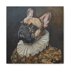 Colorful Fine Art French Bulldog Canvas Print - Multicolored Home Decor