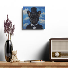 French Bulldog Acrylic Wall Clock - Fine Art Inspired Design