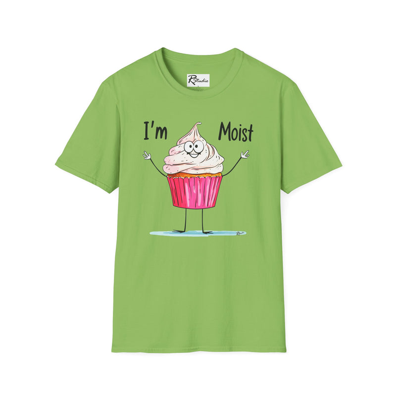 Naughty Nibbles Funny Adult Humor Cartoon Frosted Cup Cake Unisex Soft-Style T-Shirt