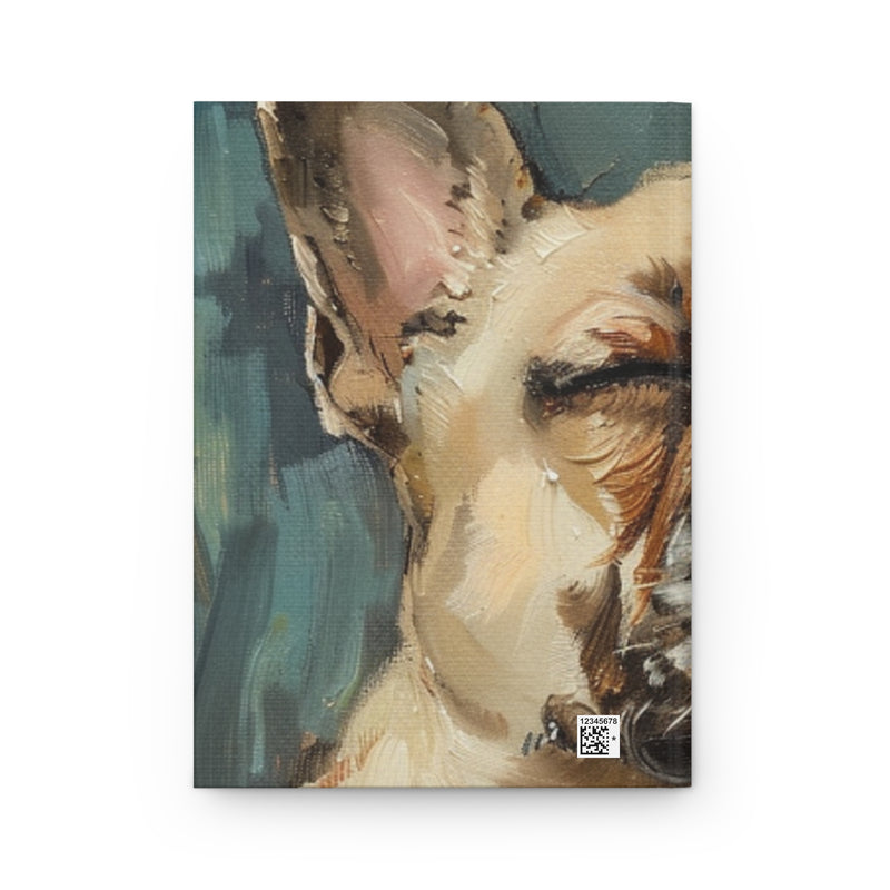 French Bulldog Hardcover Journal - Fine Art Inspired Matte Finish