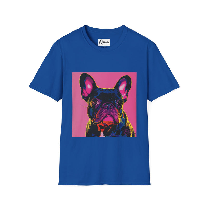 French Bulldog Fine Art Unisex Softstyle T-Shirt