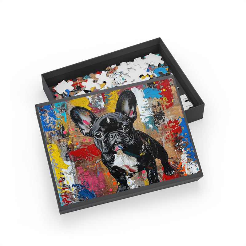 French Bulldog Fine Art Jigsaw Puzzle - 96, 252, 500, 1000 Pieces