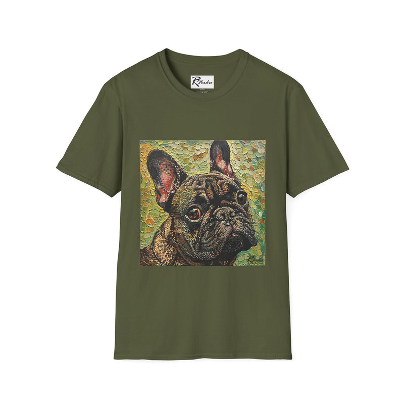 French Bulldog Fine Art Unisex Softstyle T-Shirt