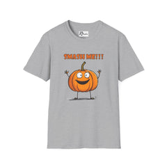 Naughty Nibbles Funny Adult Humor Cartoon Pumpkin Unisex Soft-Style T-Shirt